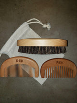 REK Beard Brush and Comb Kit | REK Cosmetics by REK Cosmetics - Vysn