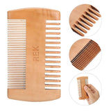 REK Sandalwood Beard Comb | REK Cosmetics by REK Cosmetics - Vysn