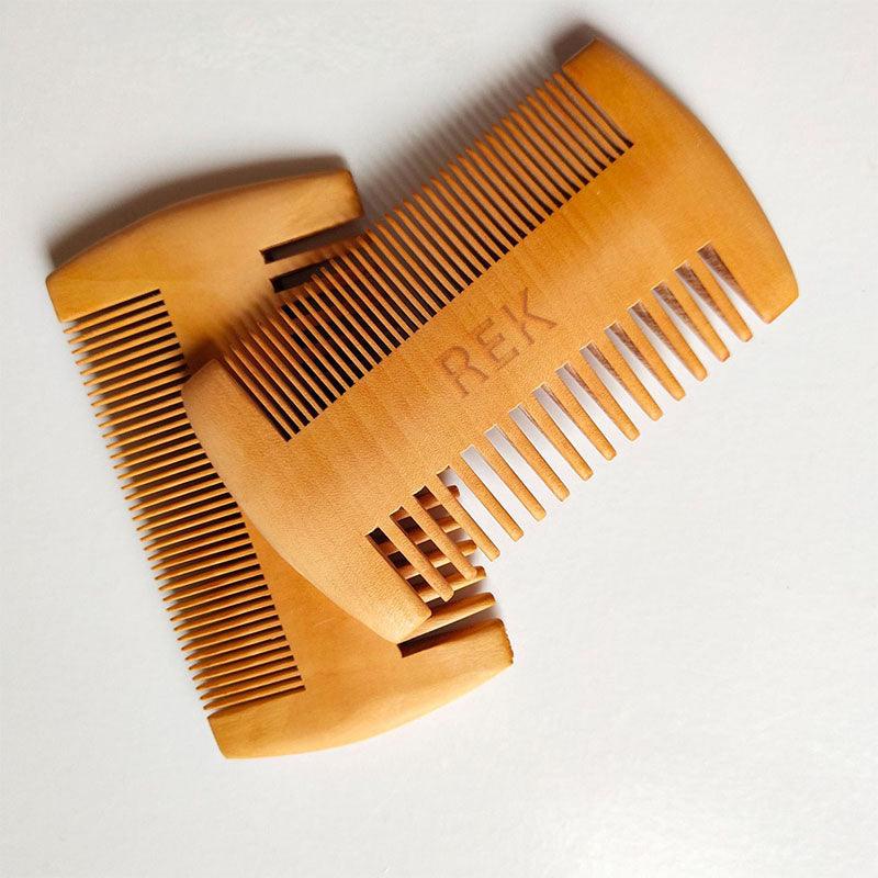 REK Sandalwood Beard Comb | REK Cosmetics by REK Cosmetics - Vysn