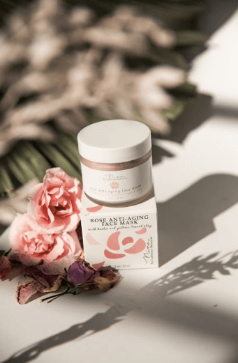 Rose Anti-Aging Face Mask with Kaolin and Yellow French Clay by LaBruna Skincare - Vysn