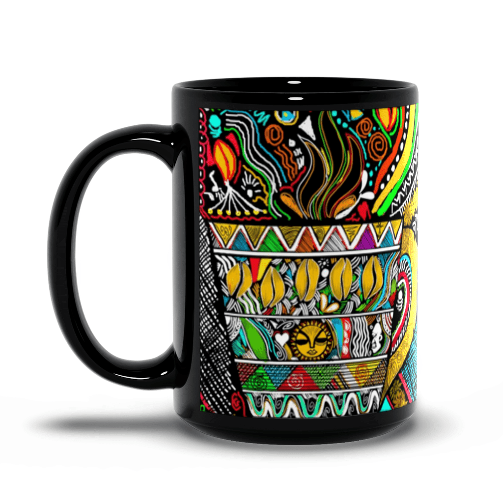 Sacred African Black Culture Coffee Mug by KoultureKanvas - Vysn