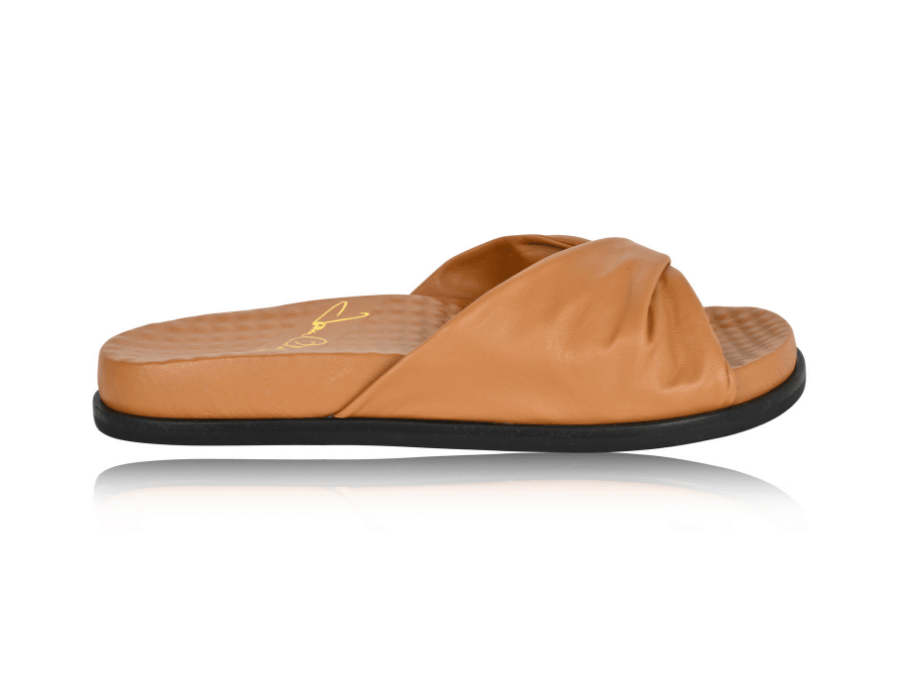 Sadie Camel Soft Nappa by Joan Oloff Shoes - Vysn