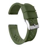 Samsung Galaxy Watch Active 2 | Tropical-Style 2.0 | Army Green by Barton Watch Bands - Vysn