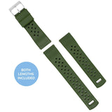 Samsung Galaxy Watch Active 2 | Tropical-Style 2.0 | Army Green by Barton Watch Bands - Vysn