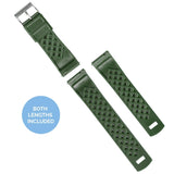 Samsung Galaxy Watch Active | Tropical-Style 2.0 | Army Green by Barton Watch Bands - Vysn