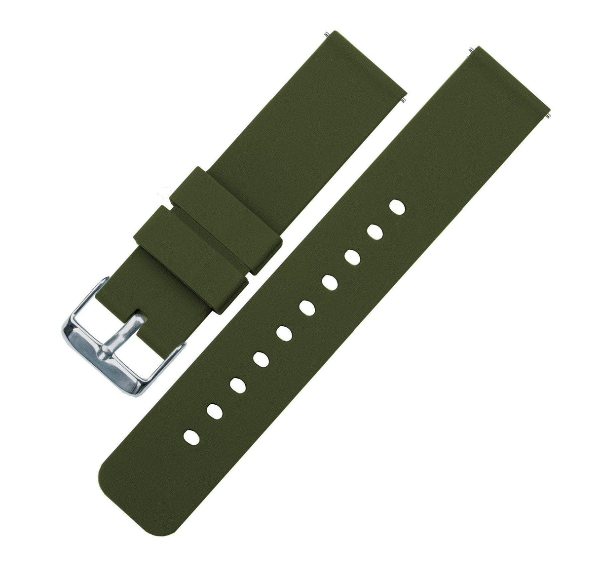 Samsung Galaxy Watch | Silicone | Army Green by Barton Watch Bands - Vysn