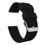 Samsung Galaxy Watch | Silicone | Black by Barton Watch Bands - Vysn