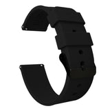 Samsung Galaxy Watch | Silicone | Black by Barton Watch Bands - Vysn