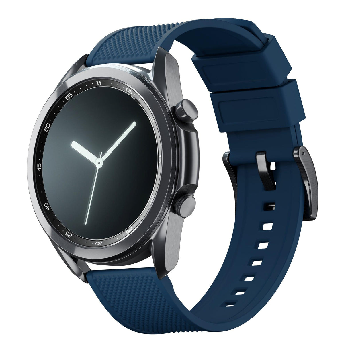 Samsung Galaxy Watch3 | Elite Silicone | Navy Blue by Barton Watch Bands - Vysn