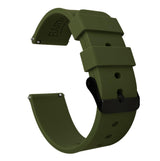 Samsung Galaxy Watch4 | Silicone | Army Green by Barton Watch Bands - Vysn