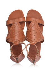 Savannah Leather Sandals by ELF - Vysn