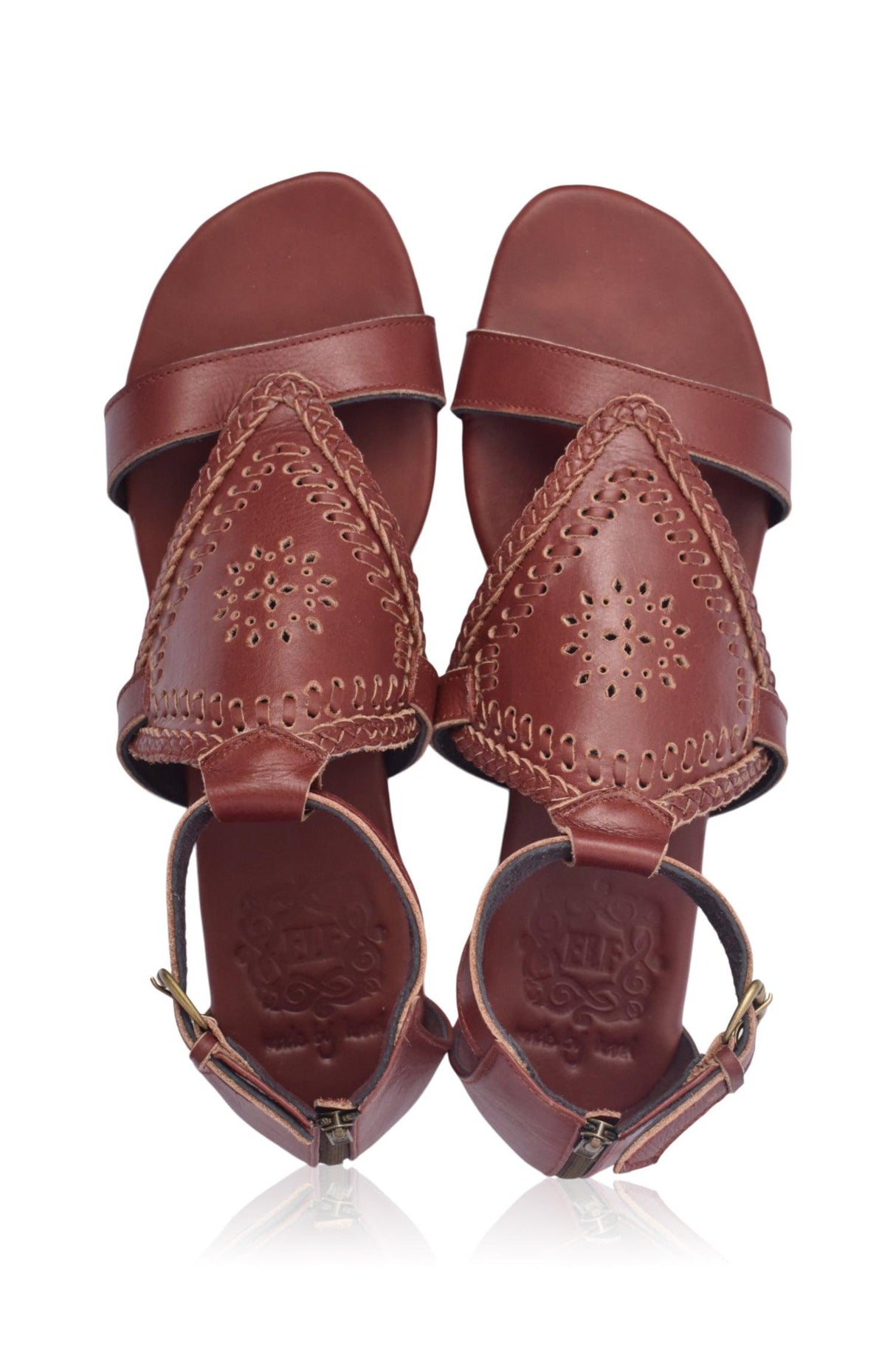 Savannah Leather Sandals by ELF - Vysn