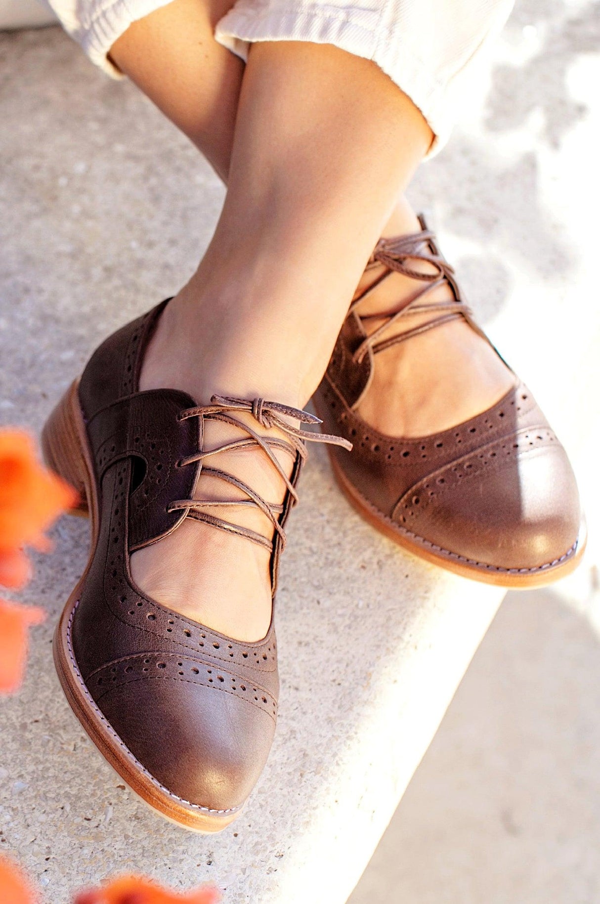 Scandinavia Leather Oxfords by ELF - Vysn