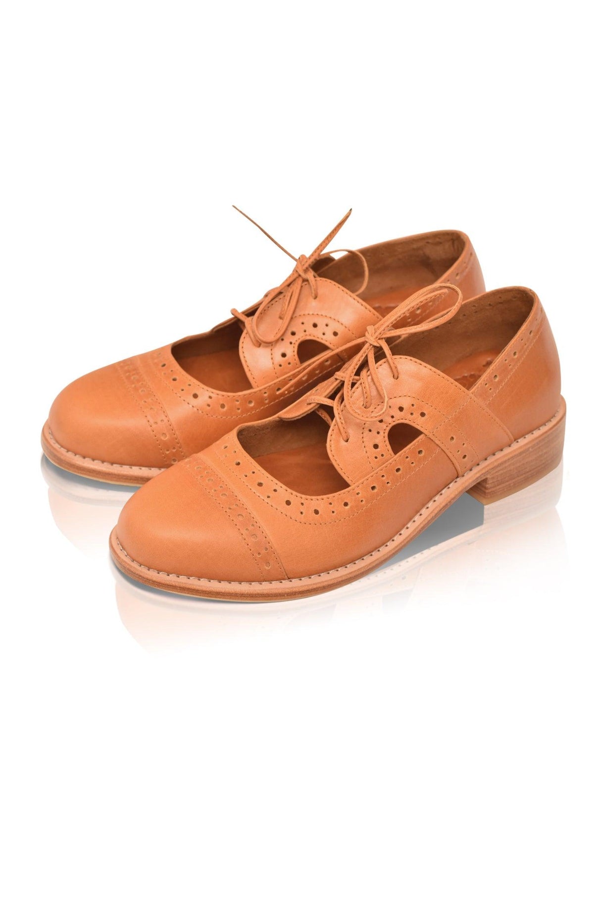 Scandinavia Leather Oxfords by ELF - Vysn