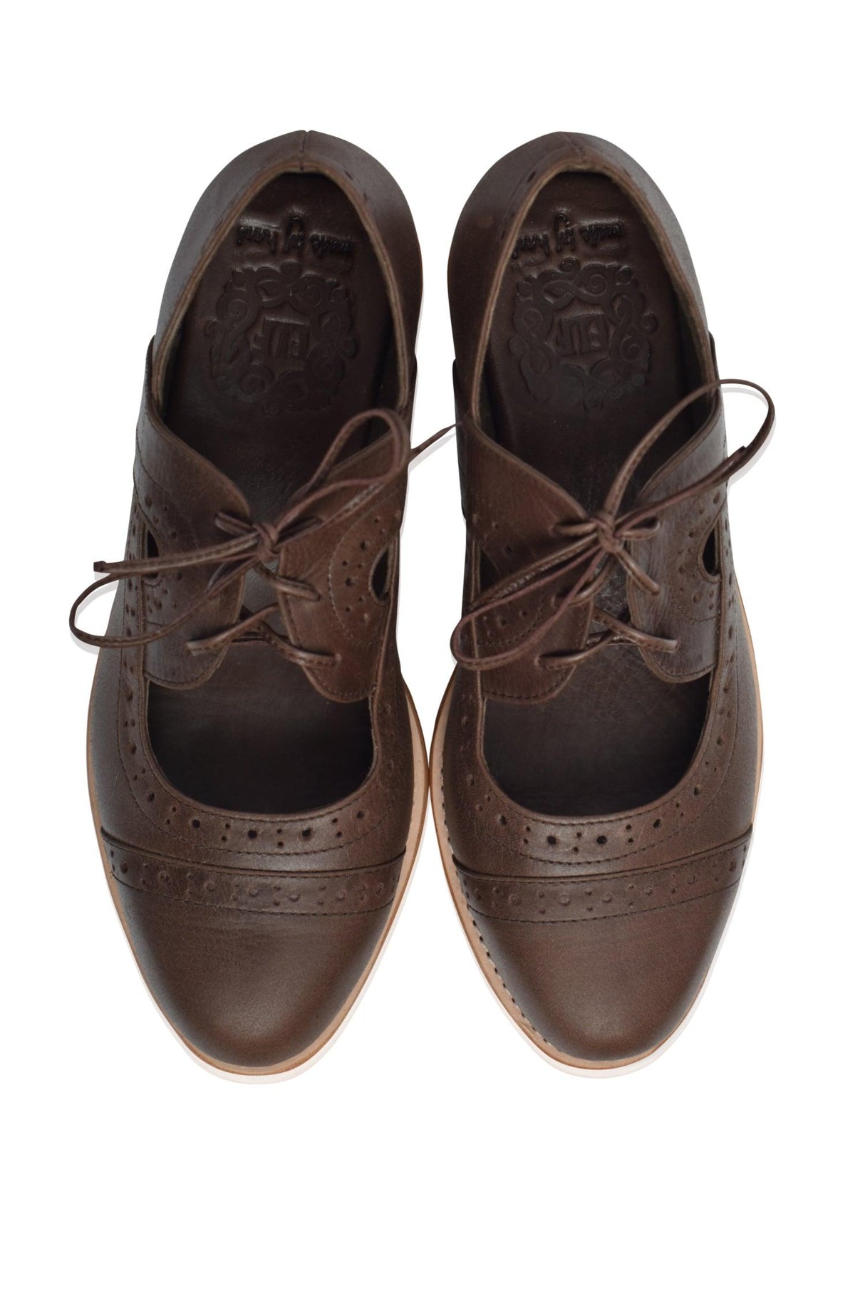 Scandinavia Leather Oxfords by ELF - Vysn