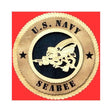 SeaBee Wall Tribute, Seabee Wood Wall Tribute, Seabee emblem - 9". by The Military Gift Store - Vysn