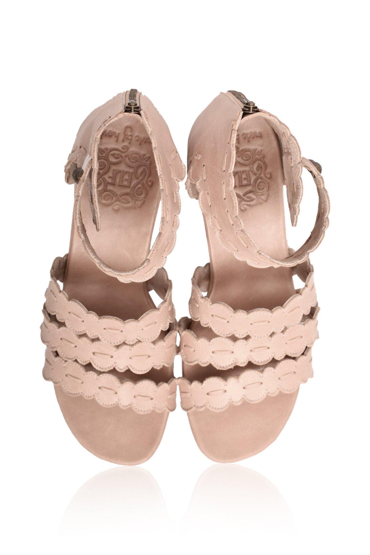 Seaside Leather Sandals by ELF - Vysn