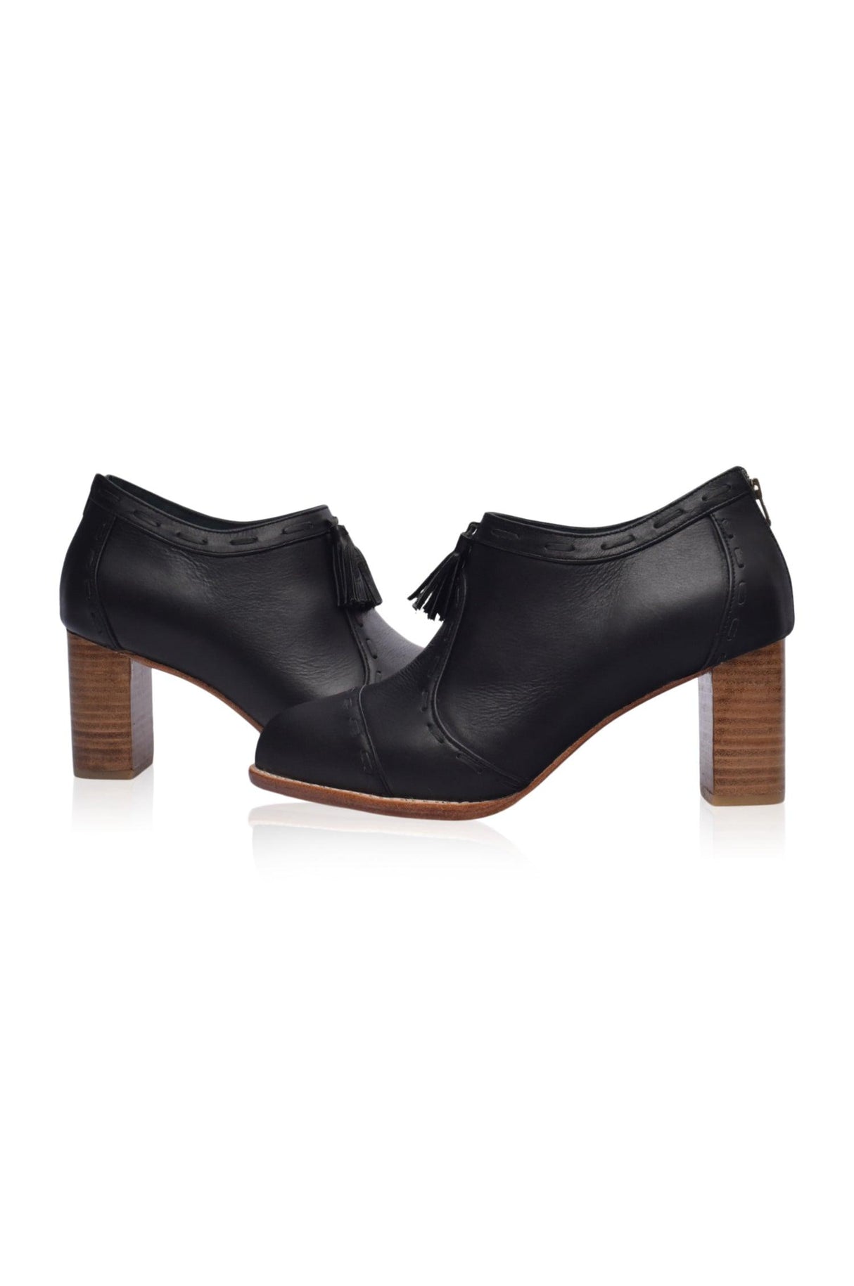 Sensational Leather Booties by ELF - Vysn