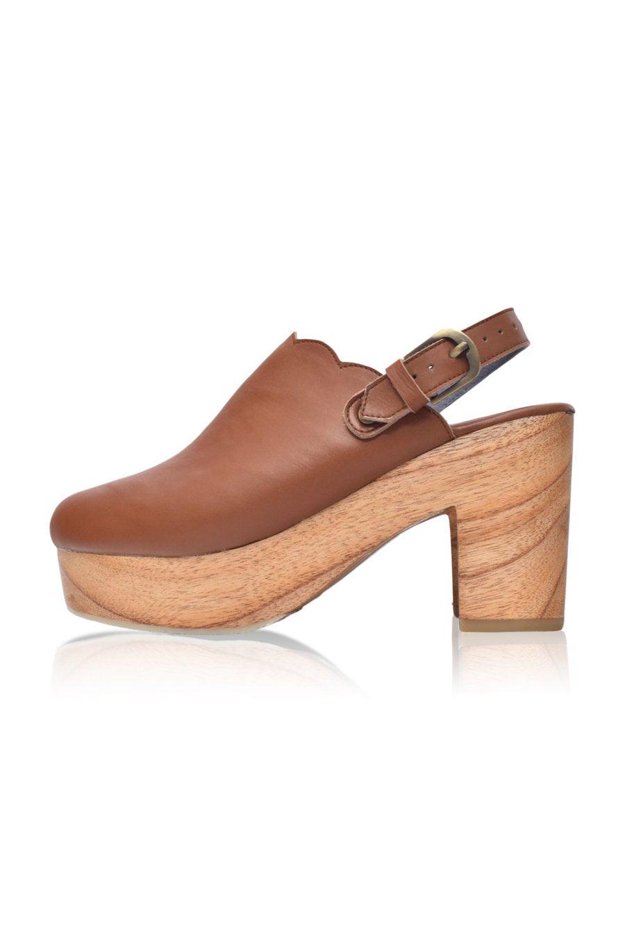 Sierra Convertible Leather Clogs by ELF - Vysn