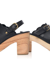 Sierra Convertible Leather Clogs by ELF - Vysn