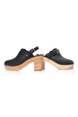 Sierra Convertible Leather Clogs by ELF - Vysn