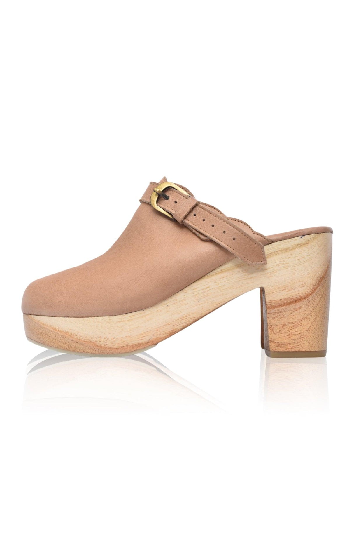 Sierra Convertible Leather Clogs by ELF - Vysn