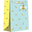 Small Baby Gift Bags, Honey Bees with Glitter Accents by Present Paper - Vysn