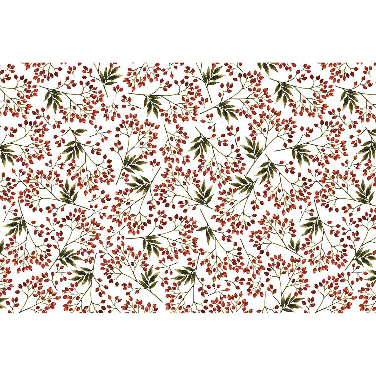 Snow Berries 20" x 30" Christmas Gift Tissue Paper by Present Paper - Vysn