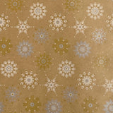 Snowflake Sky Kraft Christmas Gift Wrap by Present Paper - Vysn