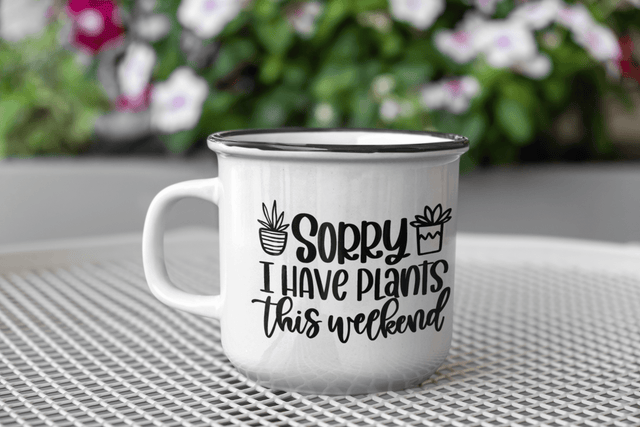 Sorry I Have Plants This Weekend Plant Mom Mug by WinsterCreations™ Official Store - Vysn