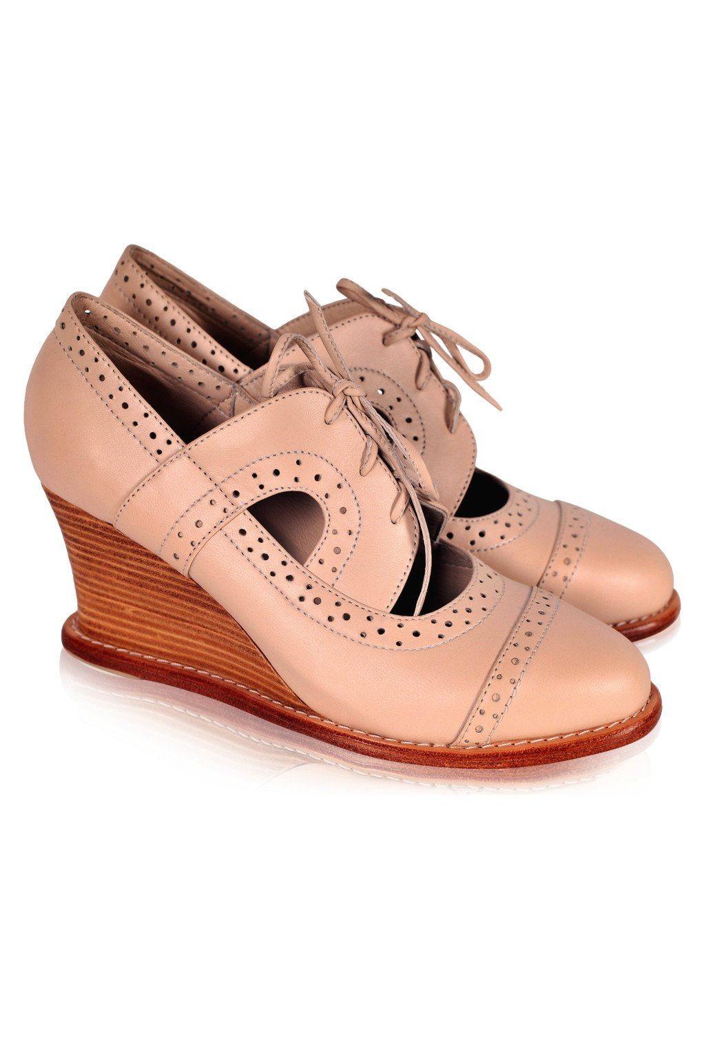 Stockholm Oxford Wedges by ELF - Vysn