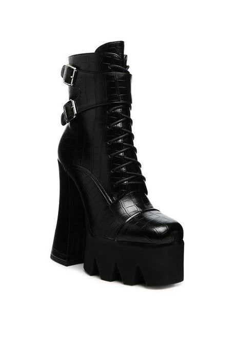 Stomper Trucker Block Boot by Blak Wardrob - Vysn