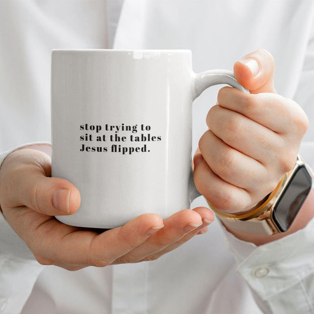 Stop Trying | Mug by The Happy Givers - Vysn