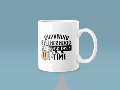 Surviving Fatherhood One Beer At A Time Fathers Day Collection by WinsterCreations™ Official Store - Vysn