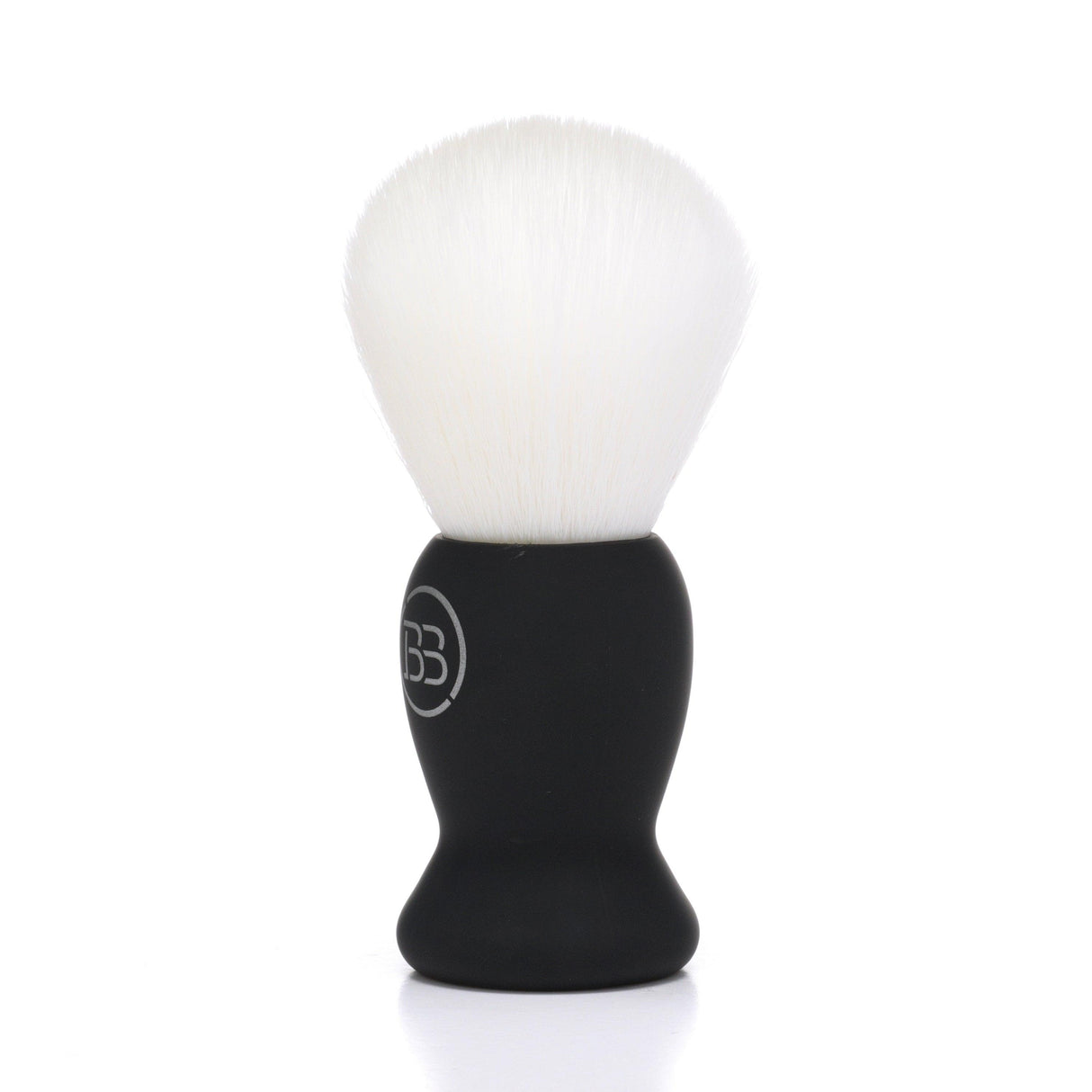 Synthetic White Shaving Brush by Battle Brothers Shaving Co. - Vysn