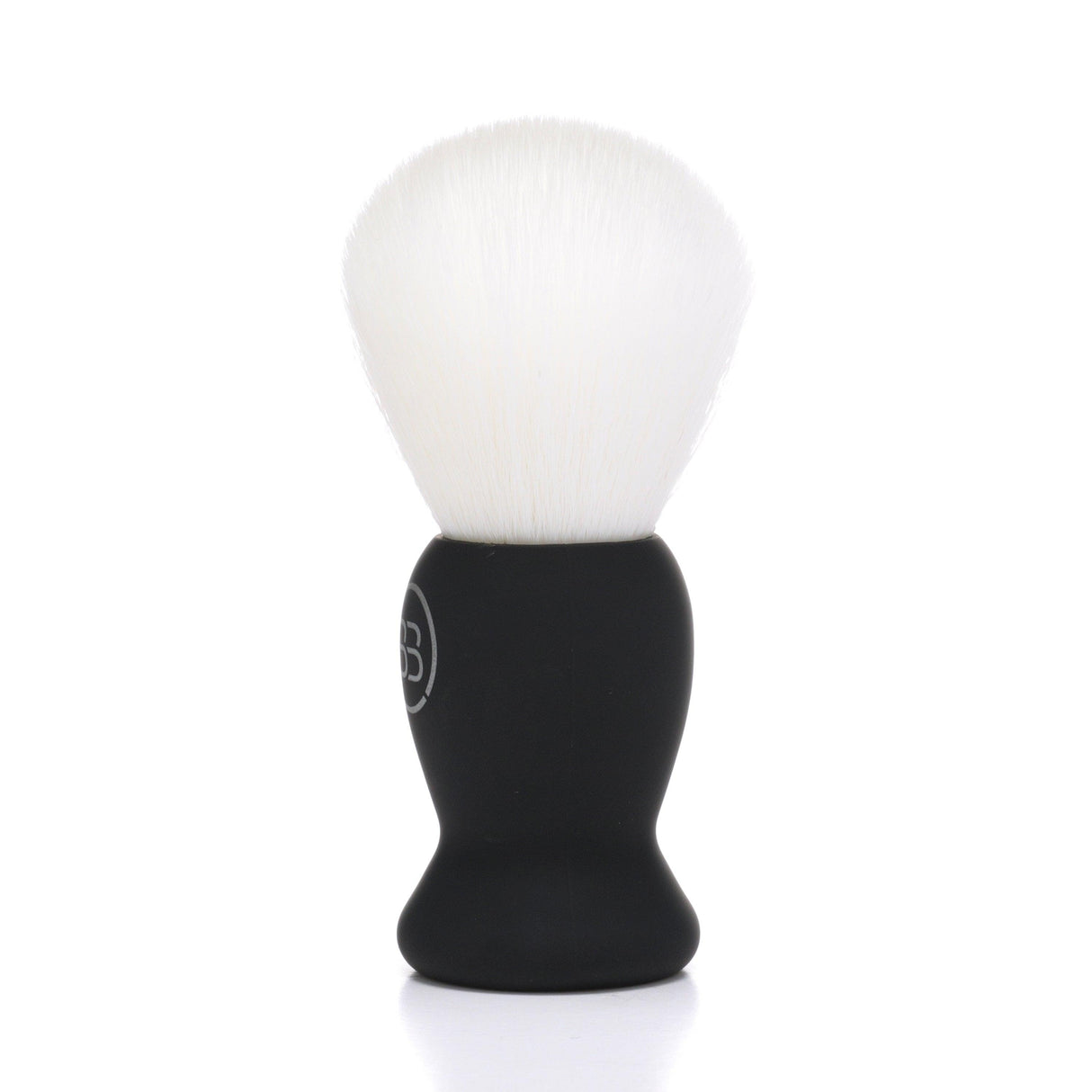 Synthetic White Shaving Brush by Battle Brothers Shaving Co. - Vysn