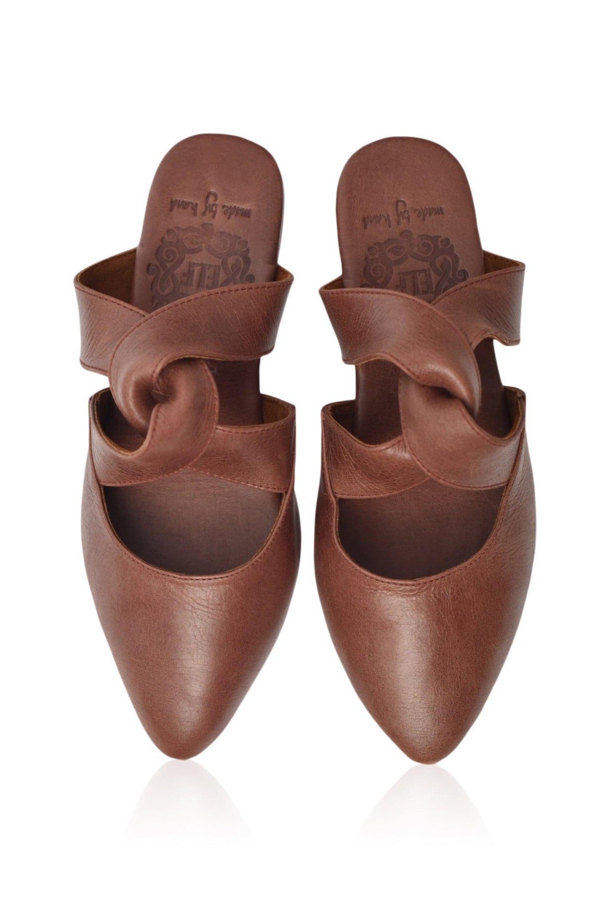 Taj Mahal Pointy Toe Mules by ELF - Vysn