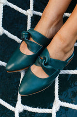 Taj Mahal Pointy Toe Mules by ELF - Vysn