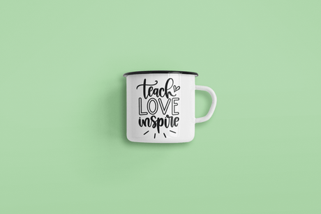 Teach Love Inspire Teacher Mug by WinsterCreations™ Official Store - Vysn