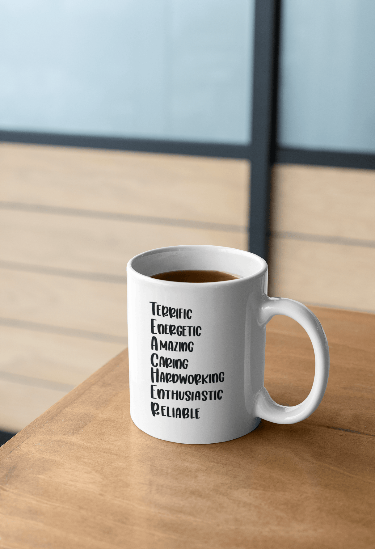 Teacher Adjectives Teacher Mug by WinsterCreations™ Official Store - Vysn