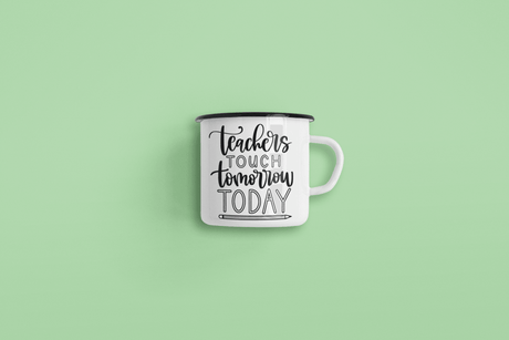 Teachers Touch Tomorrow Today Teacher Mug by WinsterCreations™ Official Store - Vysn