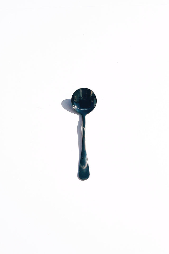 The Big Dipper: Goth Black | Umeshiso Cupping Spoon by Bean & Bean Coffee Roasters - Vysn