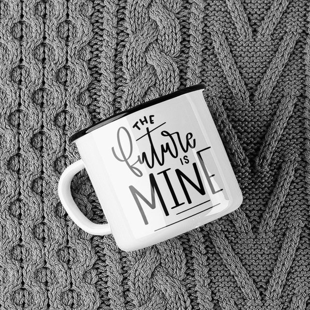 The Future Is Mine Inspirational Mug by WinsterCreations™ Official Store - Vysn