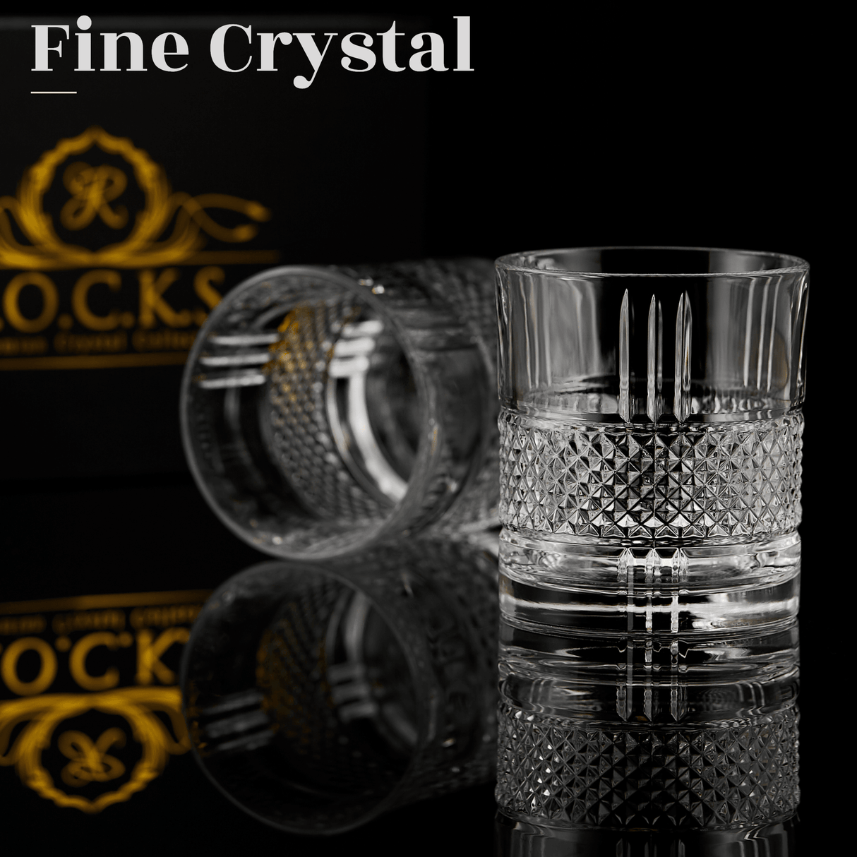 The Privilege Collection - Reserve Glass Edition by R.O.C.K.S. Whiskey Chilling Stones - Vysn