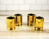 The Wine Savant 50 Caliber Bullet Shot Glasses Set - Set of 4 - Each holds 2 Ounces - Tactical Bullet Casings Shot Glasses by The Wine Savant - Vysn