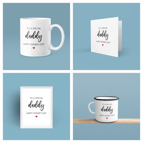 To A Special daddy Heart Fathers Day Collection by WinsterCreations™ Official Store - Vysn