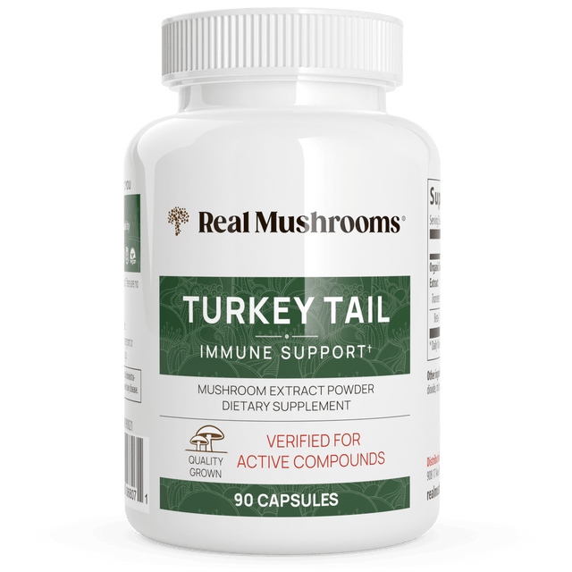 Turkey Tail Extract Capsules by Real Mushrooms - Vysn