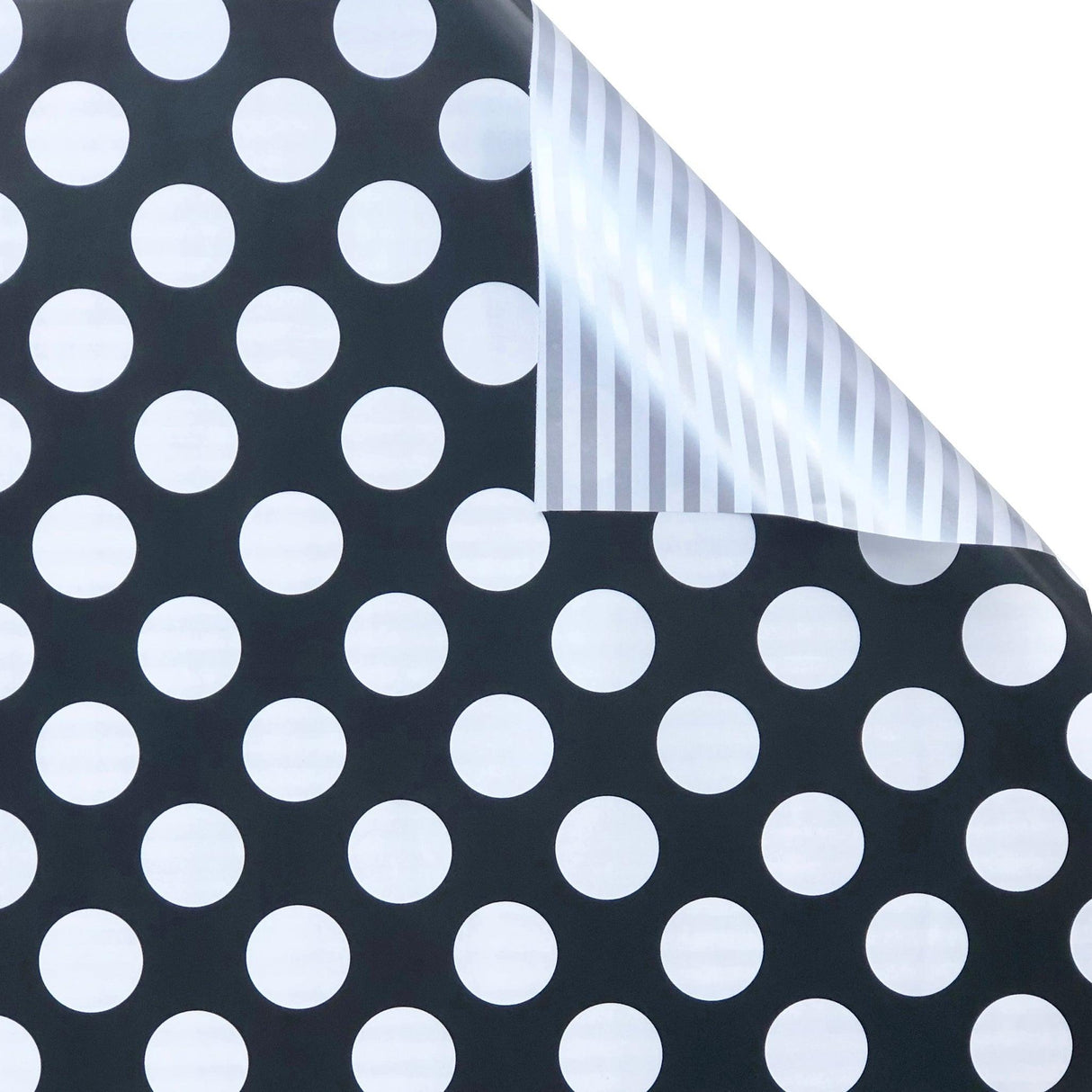 Two-Sided Black Silver Gift Wrap by Present Paper - Vysn