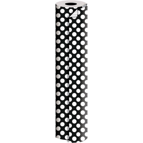 Two-Sided Black Silver Gift Wrap by Present Paper - Vysn