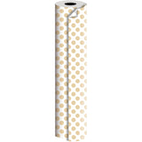 Two-Sided Gold Silver Dot Gift Wrap by Present Paper - Vysn